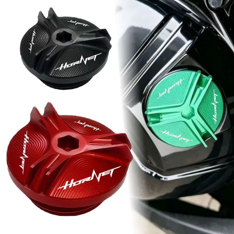 MOTO Motorölkappen-Schrauben, Kraftstoffeinfülldeckel-Schutz-Zubehör, passend für Honda HORNET CB750 CB1000 Hornet CB 1000 SP Hornet 750