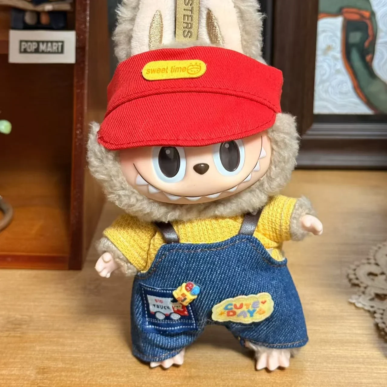 

Doll Clothes For 15-17CM I II III Labubu Outfits Mini Plush Cotton Idol Doll Universal Clothing Sitting Party Accessories Gifts