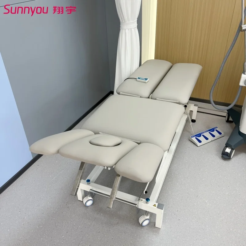 Electric Physical Medical Therapy Bed with Multi-Position Treatment Table