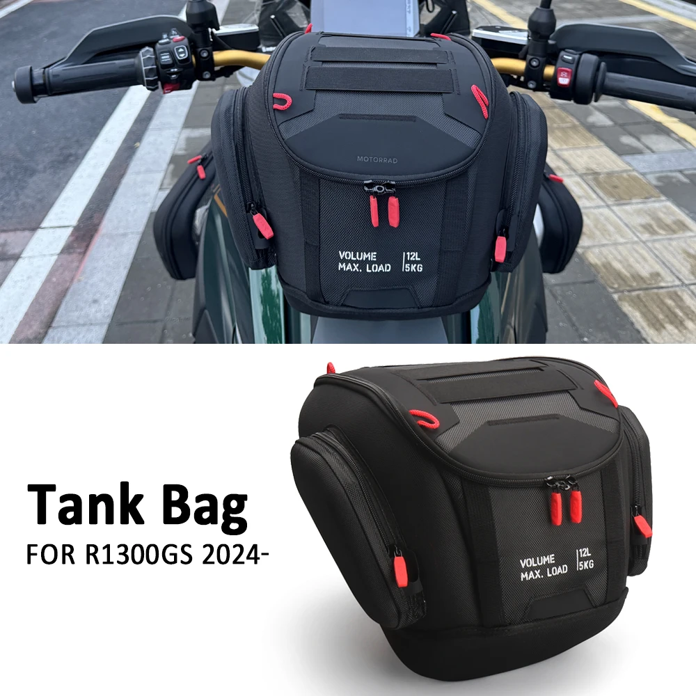 

NEW For BMW R1300GS Tank Bag R 1300 GS Motorbike Fuel Oil Tank Bag Portable R1300 GS R 1300GS 2023 2024 2025 Tool Bag Black