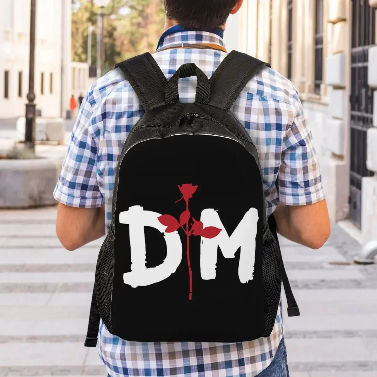 Custom Electronic Rock Depeche Cool Mode Travel Backpack Men Women School Laptop Bookbag College Student Daypack Bags