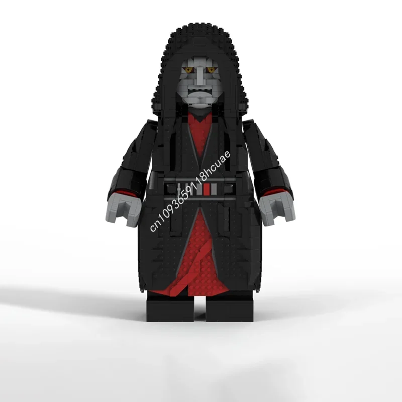 2802 Uds. Moc Star Battle Emperor Palpatine Megafigure casco modelo bloques de construcción montaje creativo juguete para regalo educativo