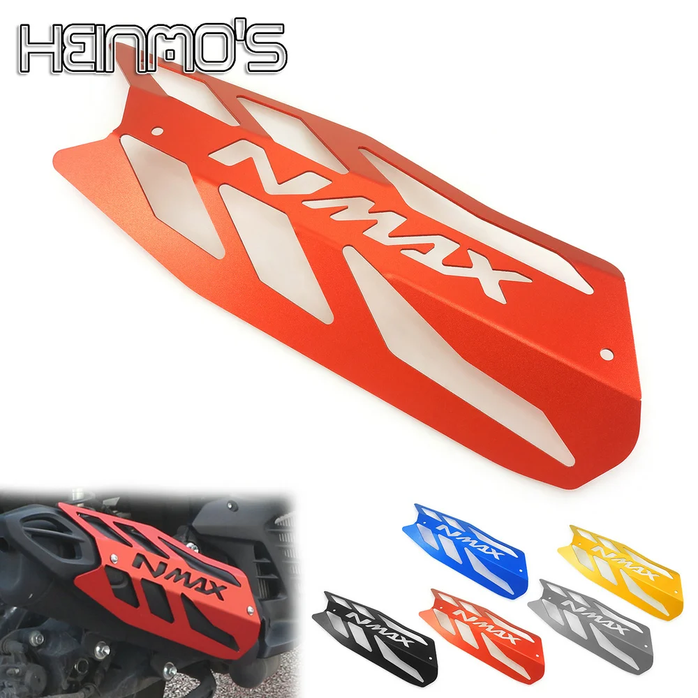 

NMAX Exhaust Pipe Protective Cover Modification Accessories For YAMAHA NMAX155 125 160 Turbo nmax160 2020-2025 Aluminum Alloy
