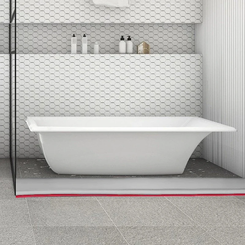 Silikon-Badezimmer-Wasserstopper Selbstklebender Wasserrückhaltestreifen Biegbarer Badezimmertür-Waschmaschinen-Duschbarriere