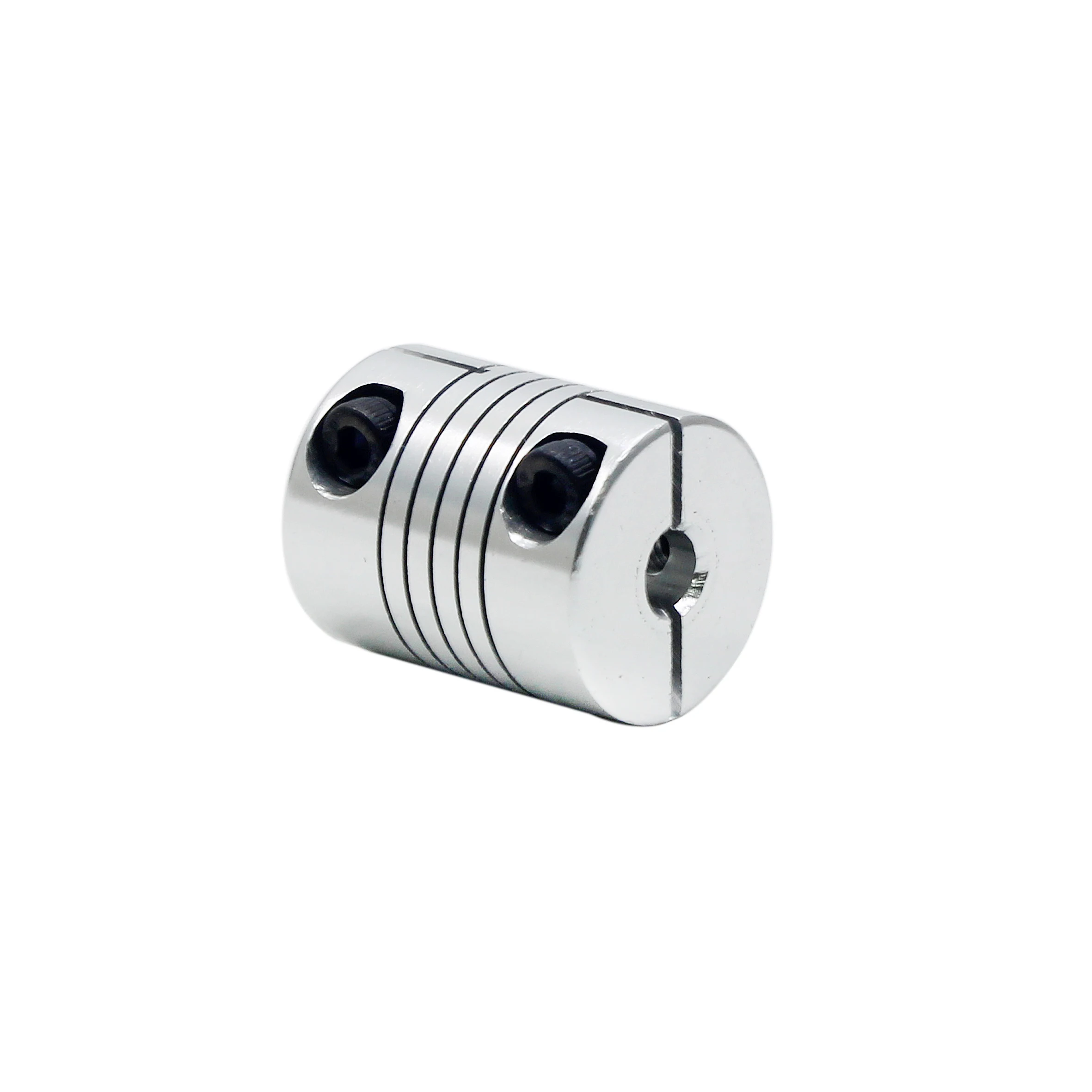 3/5PCSLR-B-D19L25 Clamping Type Aluminum Elastic Winding Shaft Coupler StepMotor Connector 5x8mm Customize Flexible CNC Coupling - view 3