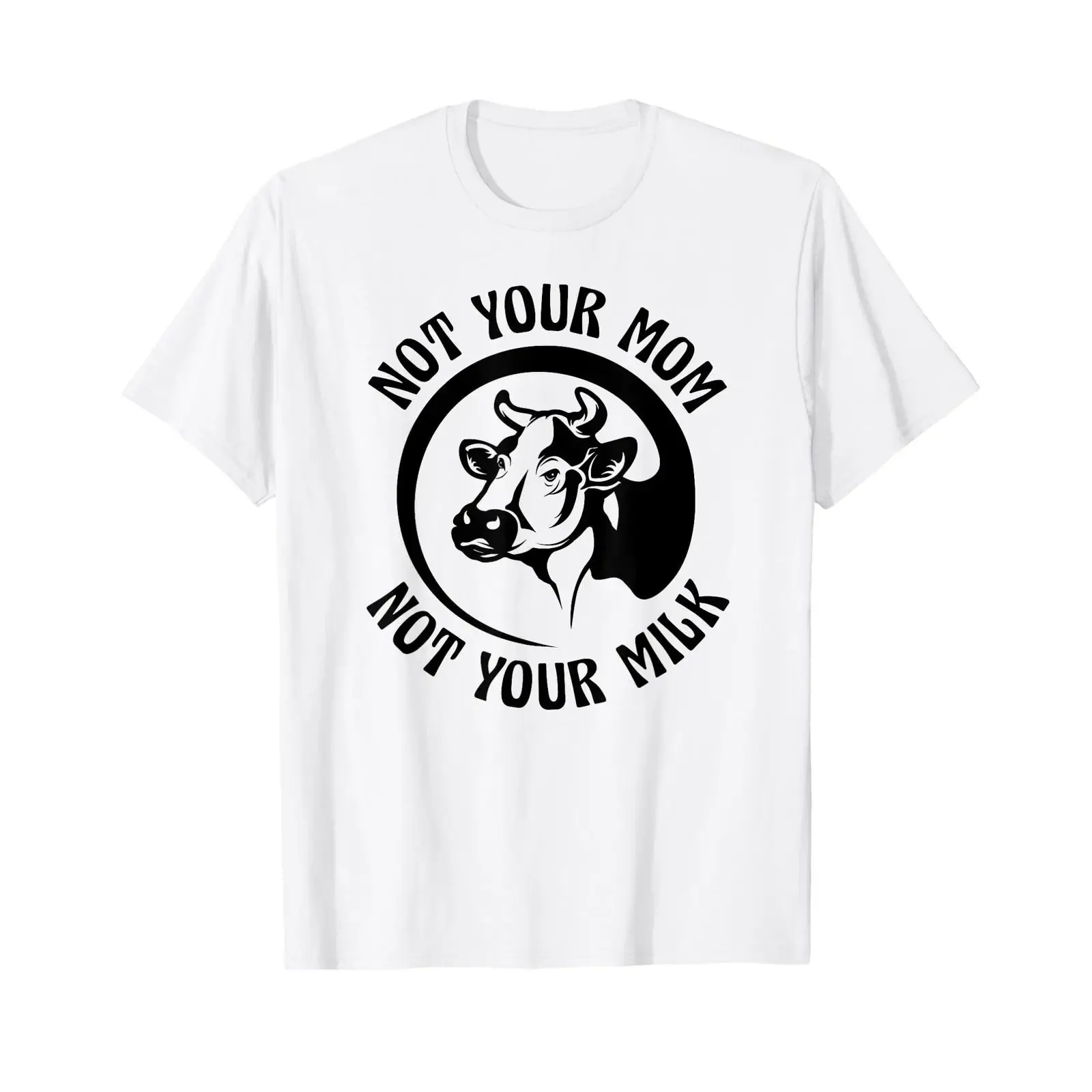 Vegan Plant Based Not Your Mom Milk T Shirt vintage Washed Soft designer clothes Stylish graphic Casual Versatile Slightly