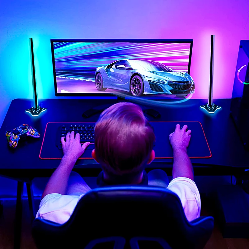 Imagem -02 - Ambient Rgb Light For pc Pick-up Lamp Color Sync Inteligente E-sports Game Desktop Background Light Macos 13 Mais Windows 891011