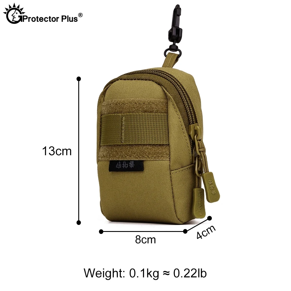 PROTECTOR PLUS Tactical Phone Bag Molle  Hunting Belt Pouch Waist Fanny Belt Bag Card Carrier Pocket Phone Case Utility Bag