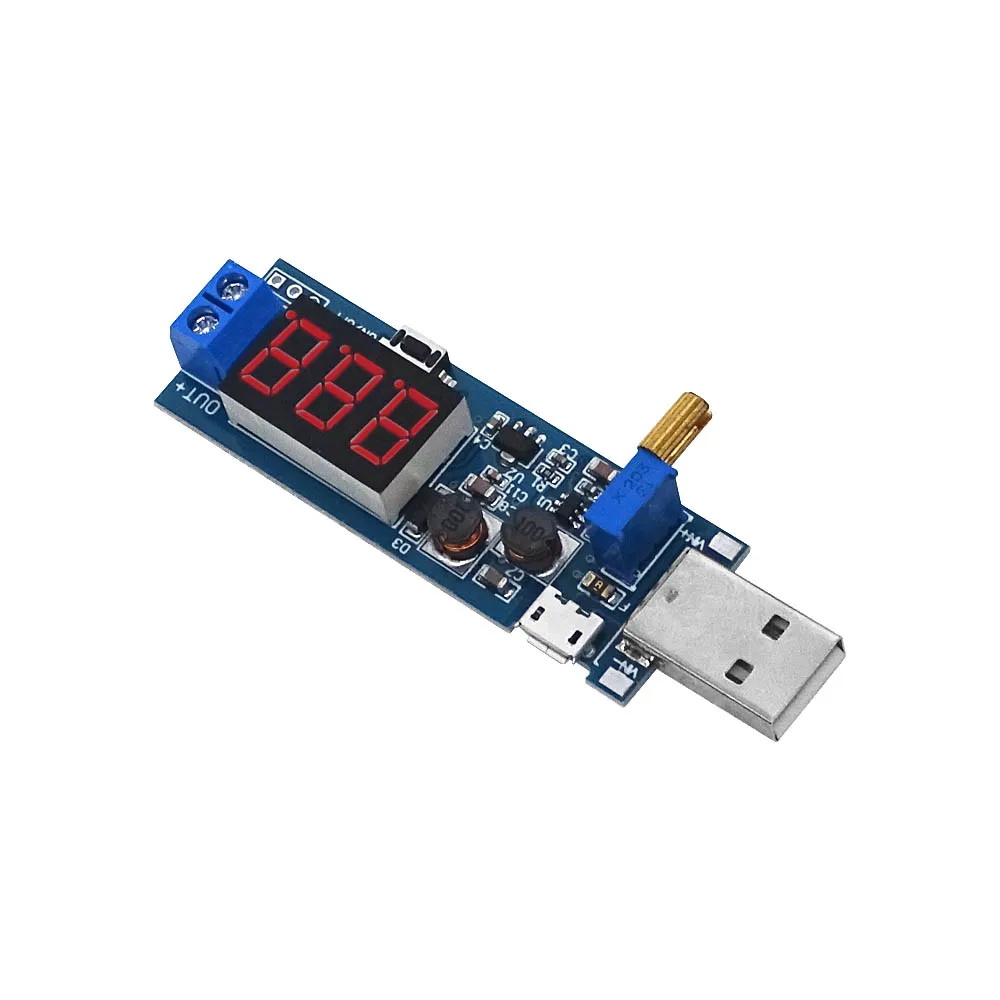 DC-DC 5V to 3.5V / 12V USB Step UP / Down Power Supply Module Adjustable Boost Buck Converter Out DC 1.2V-24V