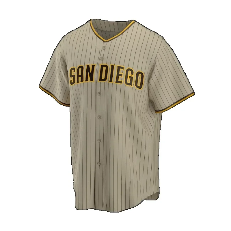 San Diego Padres Baseball Jersey Comfortable Sportswear Quick-Dry Embroidered Shirt Competition Uniform Unisex Short Sleeve Top