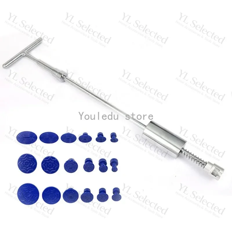 T Bar Paintless Dent Puller 50cm Long Automotive Sheet Metal Dent Removal Repair Tool For Car Dents Bumps