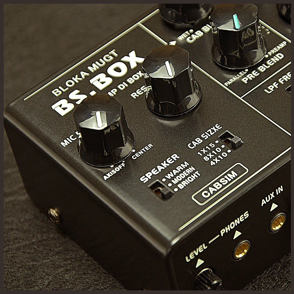 Leeky BS.BOX Bass Simplifier Bass Station,Preamp / Cab simulator