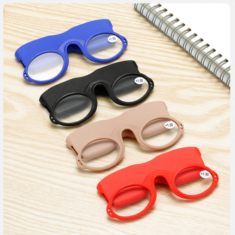 Men Fashion Portable Silicone Reading Glasses Women Multi-color Rubber Reading Eyeglasses Unisex Personalized Glasses Gafas