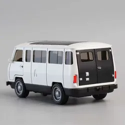 1/36 UAZ Travelers Alloy Bus Car Model Diecast Metal Traffic City Tour Vehicle Car Model High Simulation Pull Back Kids Toy Gift