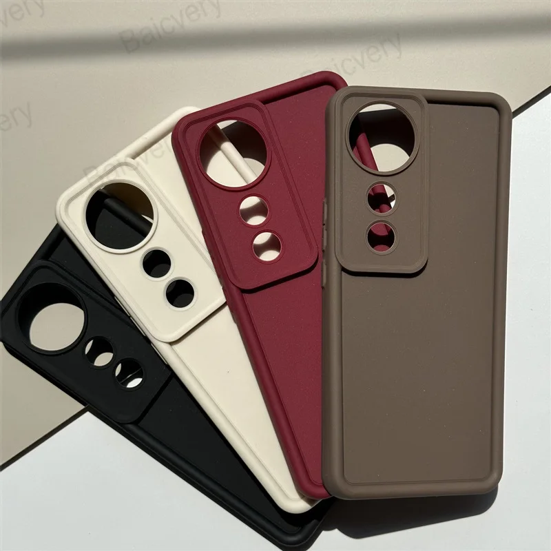 Capas For VIVO V40 5G V2348 V40 Pro V2347 With Bracket Soft TPU Colorful Matte Border Protection Lens Cover