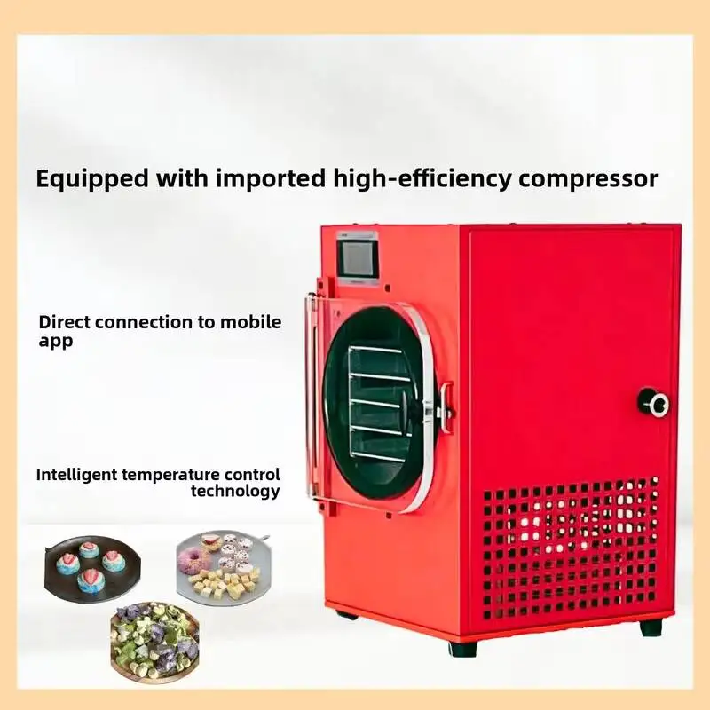 Industrial Brand Freeze Dryer Machine SUS304 Material Customized Vacuum Commercial Use for Frozen Food