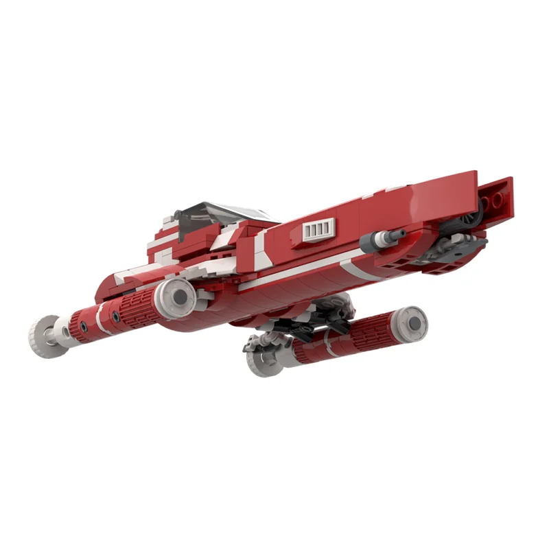 332 pièces – Avion de guerre, vaisseau spatial, MOC personnalisable, blocs de construction modulaires, briques créatives pour enfants, jouet DIY pour garçons, cadeau de Noël