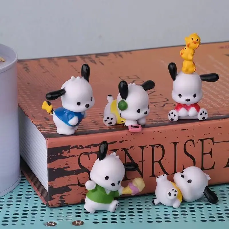 

Hot 5Pcs Anime Figure 3-5cm Kawaii Pochacco Action Figures Pvc Model Desktop Decoration Ornament Children's Toys Gift Gift Doll