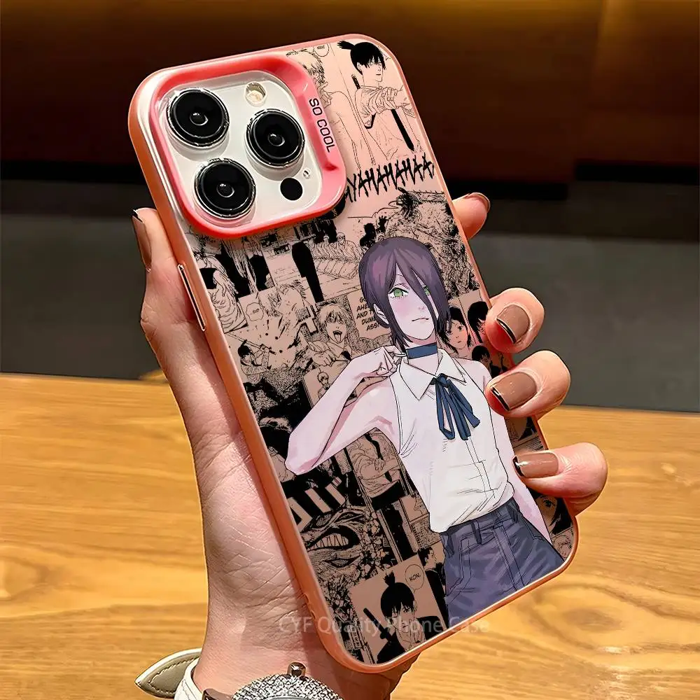 Cool Anime R-RezeS Phone Case For Apple 11 12 13 14 15 16Pro Max Plus Protect Plating