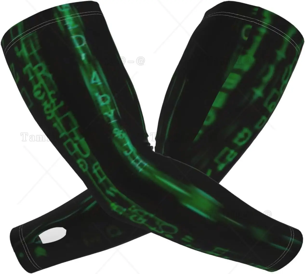 Hacker Era Print Sun Protection Arm Sleeves For Women Men Cooling Sports Sleeves For Golf Running Cycling Hiking