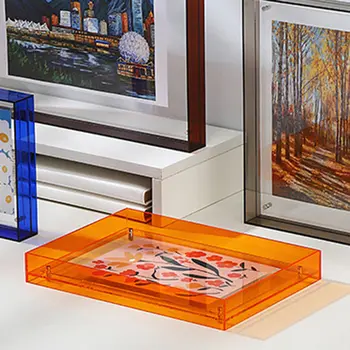 1ks akrylový průhledný fotorámeček, DIY rámeček, průhledný plakát, závěsný nástěnný dekor, barevný fotorámeček bez fotografie 12 nejlepší prodej mini fotorámečky - №1