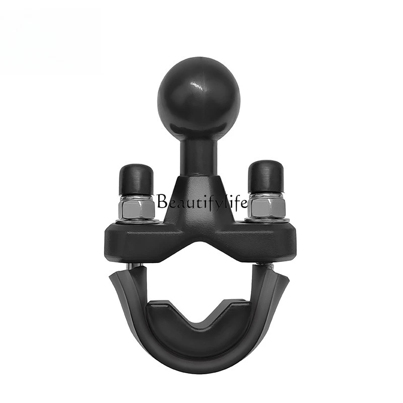 

Motorcycle tubular fixed base accessories U-bolt handlebar installation Mecha T-ball head