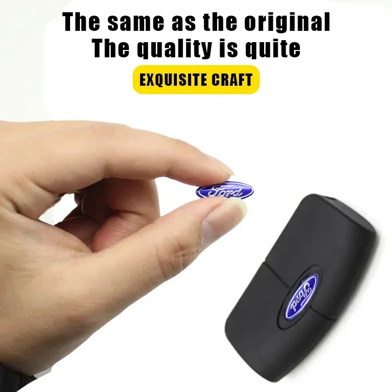 

21mm Car Remote Key Emblem Logo Sticker Decoration Decal For Ford ST FOCUS 2 3 Mondeo Fiesta Kuga MK2 MK3 MK4 Ecosport Fusion
