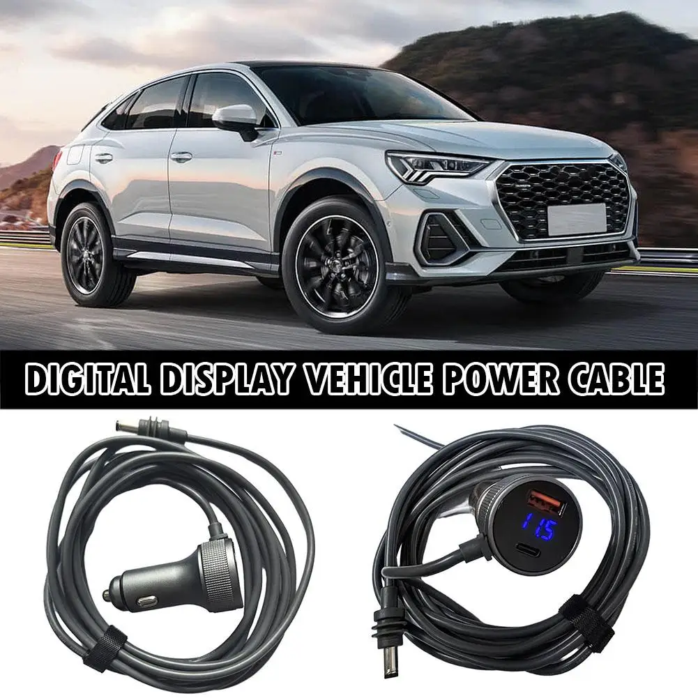 

Power Cord For Starlink Mini Digital Display Car Power Cable Real-time Voltage Monitoring Charging Port 12-24V S2K5