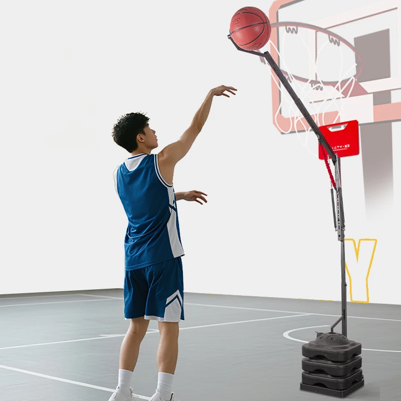 مدرب الرماية المساعد لكرة السلة يشكل لقطات دقيقة ومعدات تدريب تصحيح الوضعية