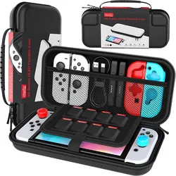 HEYSTOP-Sac de protection pour console de jeu OLED Nintendo Switch, étui de voyage portable rigide, poudres de coque, sac de rangement