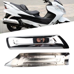 For SKYWAVE Skywave400 AN250 AN400 Motorcycle Scooter Chrome Muffler Cover Exhaust Pipe Cover Heat Shield