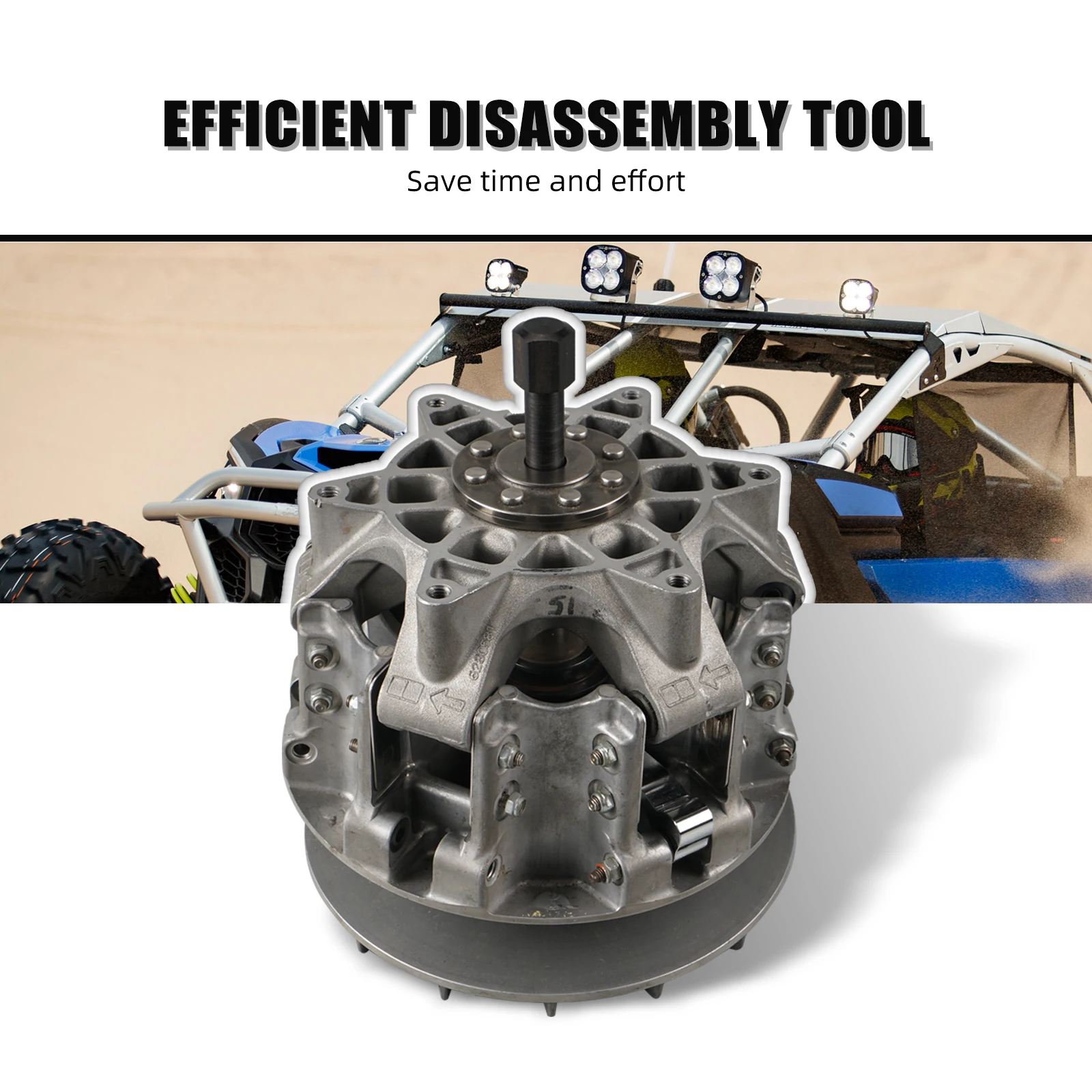 NICECNC Für Can Am Maverick X3 Max R Turbo DPS 2018-2022 Primärkupplungsabzieher Entfernungswerkzeug für Canam Commander UTV Zubehör – Detail 6