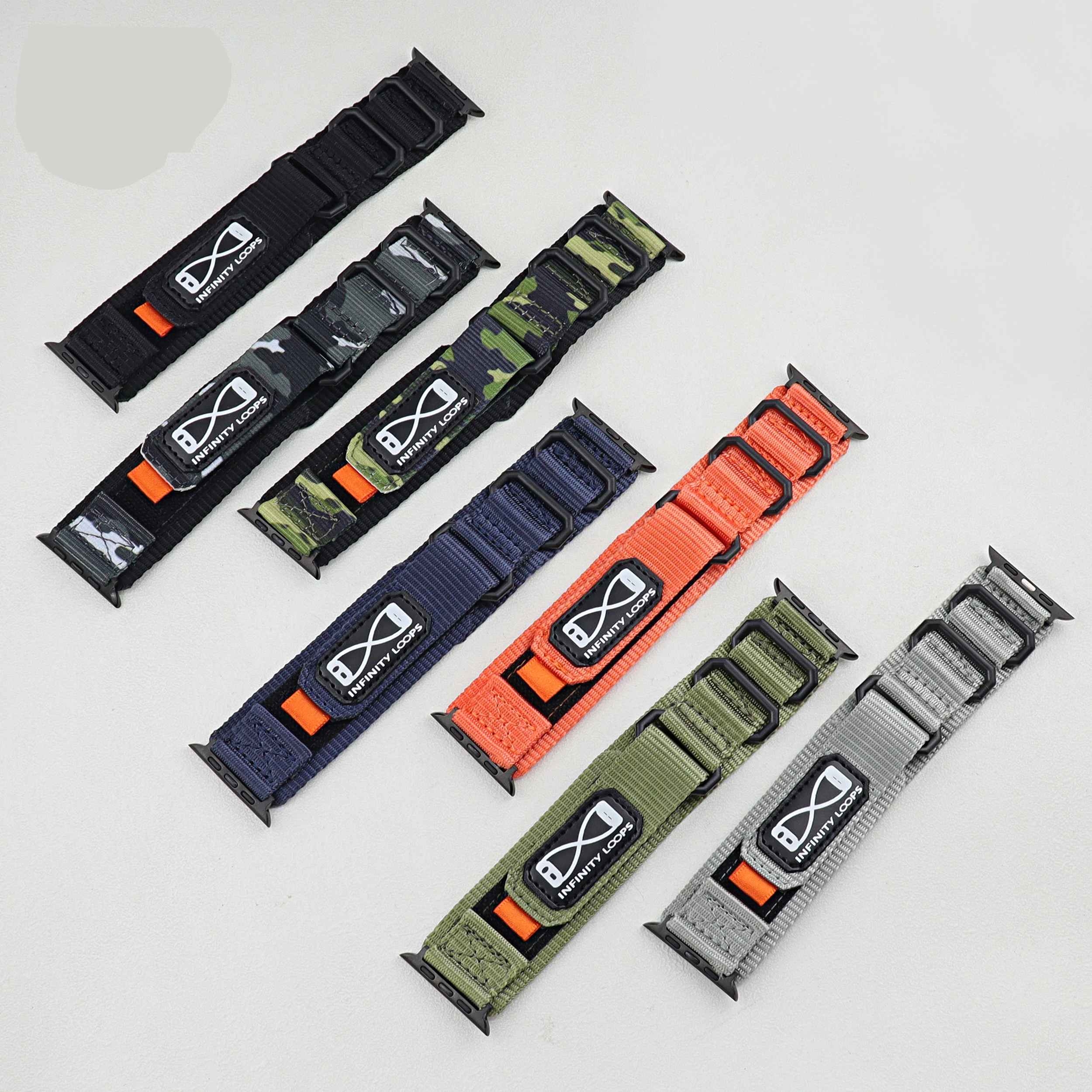 

Sport Canvas strap for Apple Watch ultra 321 49mm 41mm 45mm Band Band Men's strap for iwatch 876SE 40mm 44mm 42mm band