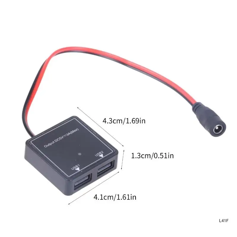 ユニバーサル USB 充電アダプタ DC5.5x2.1mm から USB 電源充電器、ソーラーパネル 12V 電源アダプタ DC6V-30V から 5V3A 用