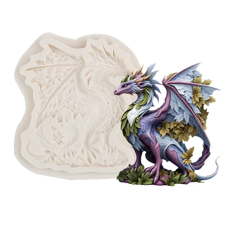 

Dragon Warcraft Beast Silicone Mold DIY Fondant Cake Decorating Tool Sugarcraft Chocolate Resin Clay Candle Mold Baking Tools