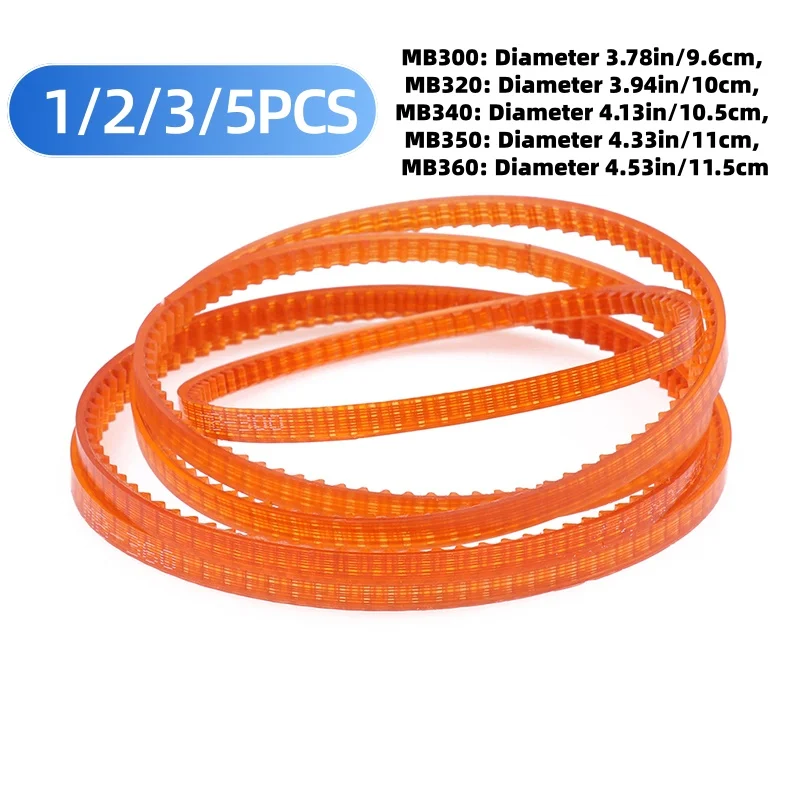 

1/2/3/5PCS V Type Drive Belt Vintage Sewing Machine MB300 MB320 MB340 MB350 MB360 Replacement