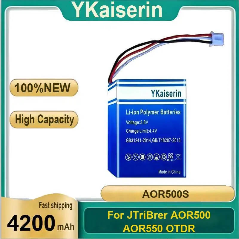 

AOR500S продлененная производительность для Jtribrer AOR500 AOR550 Otdr, оптоволоконное тестовое оборудование, аккумулятор 4200 мАч