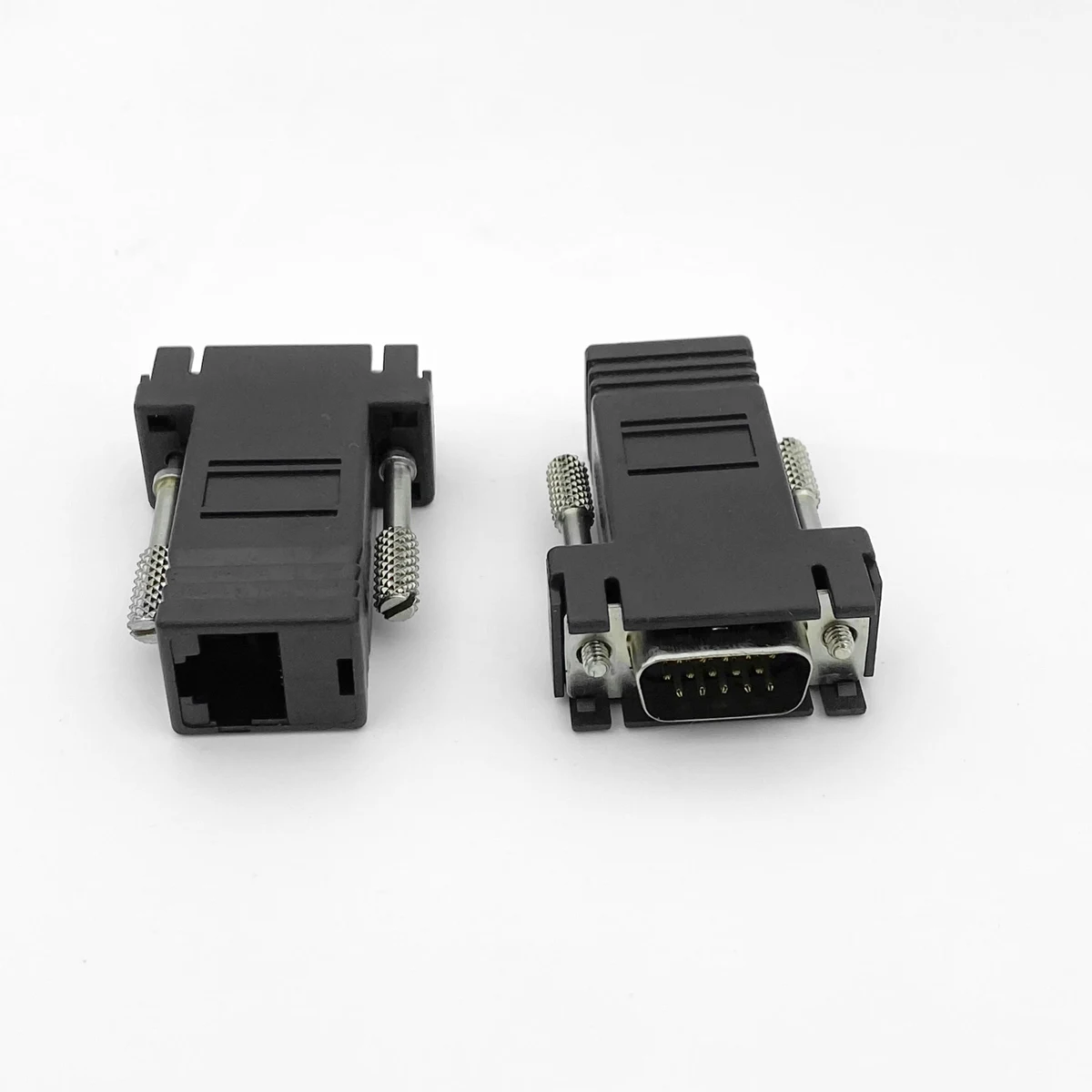 Imagem -02 - para Vga Extender para Computador Macho e Fêmea para Lan Cat5e Cat6 Rj45 Network Ethernet Cabo Adapter Conversor de Comutação Extra Rj45