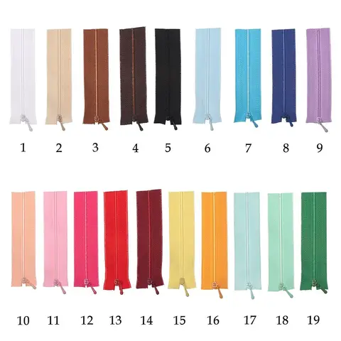 Мини-молнии, набор из 5 шт., Nylon, 7-10 см