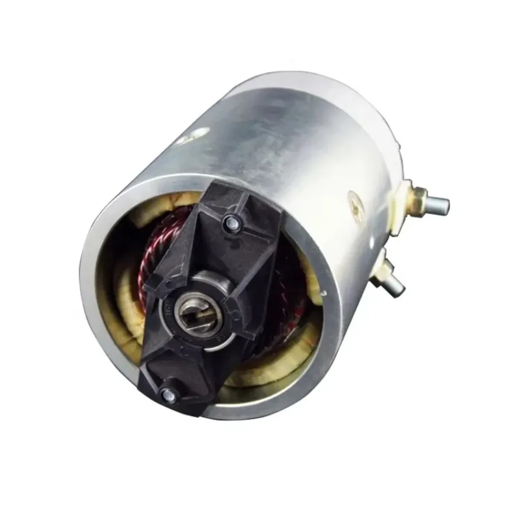 2KW DC motor hydraulic power unit 12V/24v electric forklift brush commutation