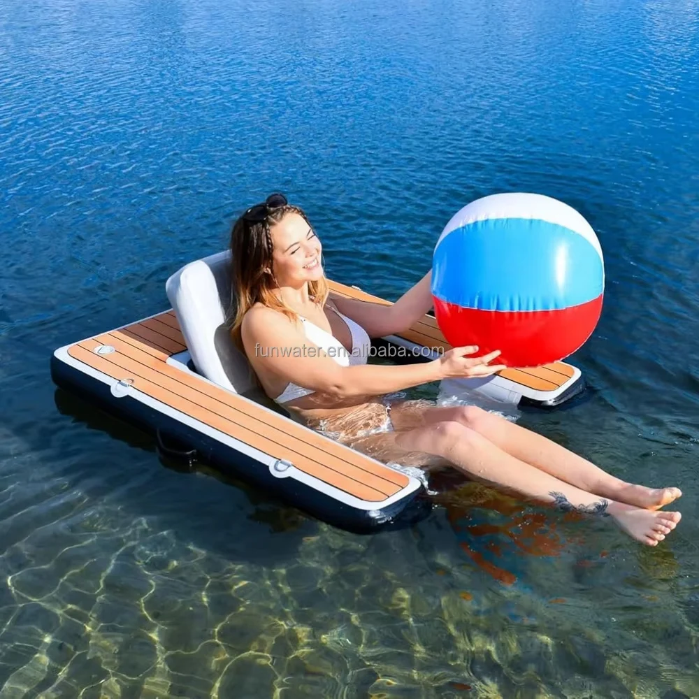 عالية الجودة قطرة غرزة المياه نفخ شنق كرسي العائمة المحمولة نفخ مقعد المياه السباحة نفخ الجلوس