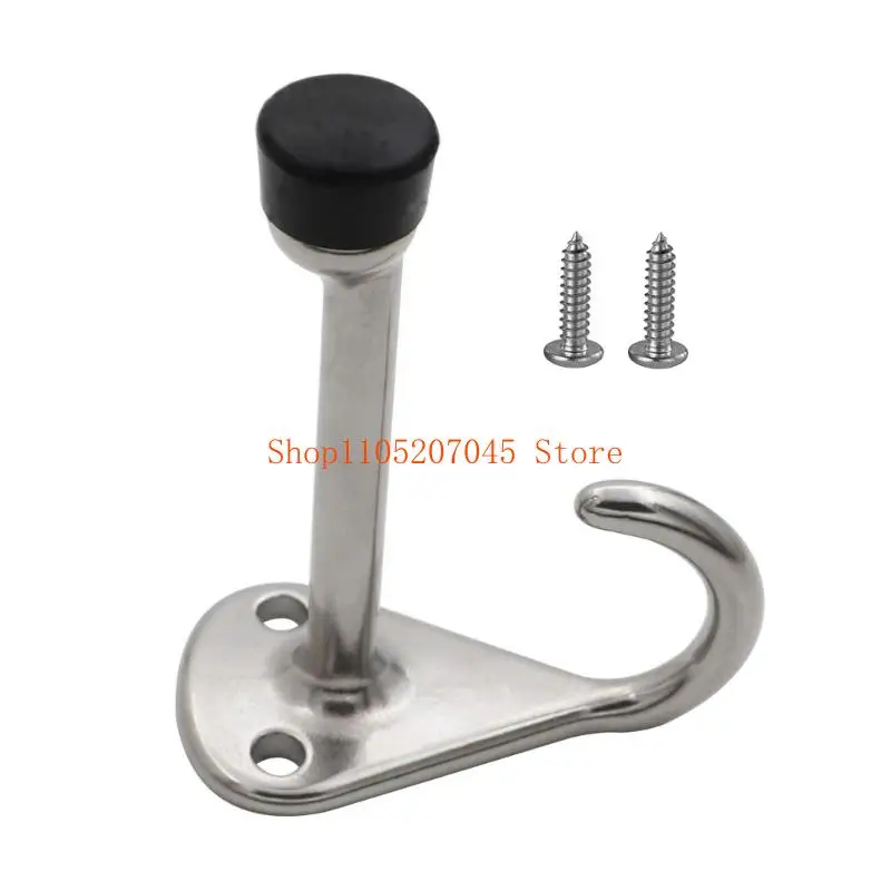 37cd Upgrades Steel Door Stoppers Anti Rusts Corrosion Resistant Electrolytic Polished Includes Protective Rubber Tip for Boats