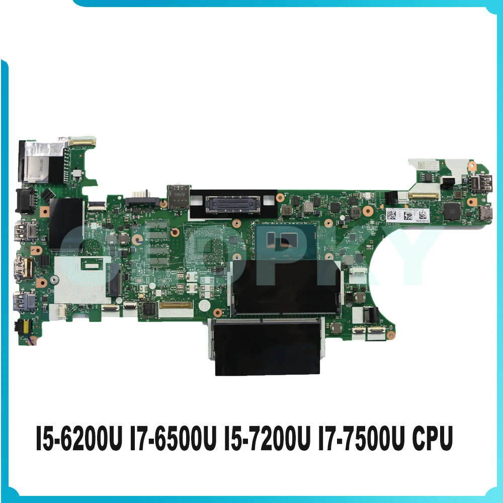 

CT470 NM-A931 Laptop Motherboard For Thinkpad T470 Mainboard I5-6200U I5-7200U I7-7500U CPU 01HW539 1HX648 01AX969 01HW531