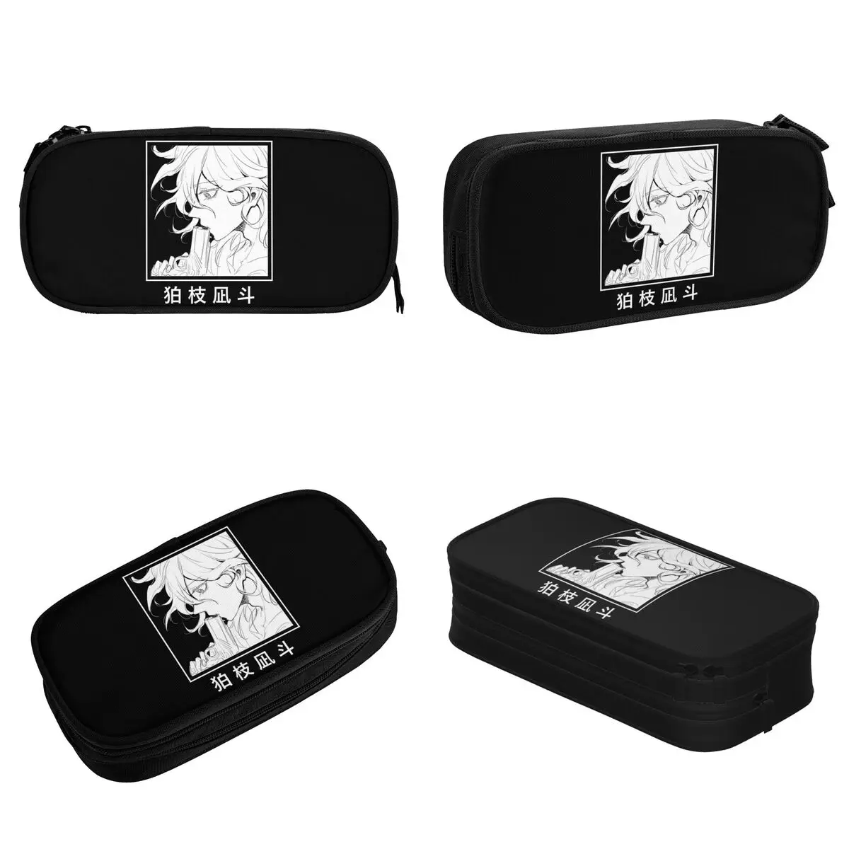 Nagito Komaeda Gun Manga Anime Pencil Case Fun Danganronpa Game Pen Holder Bag Kids Students School Cosmetic Pencilcases