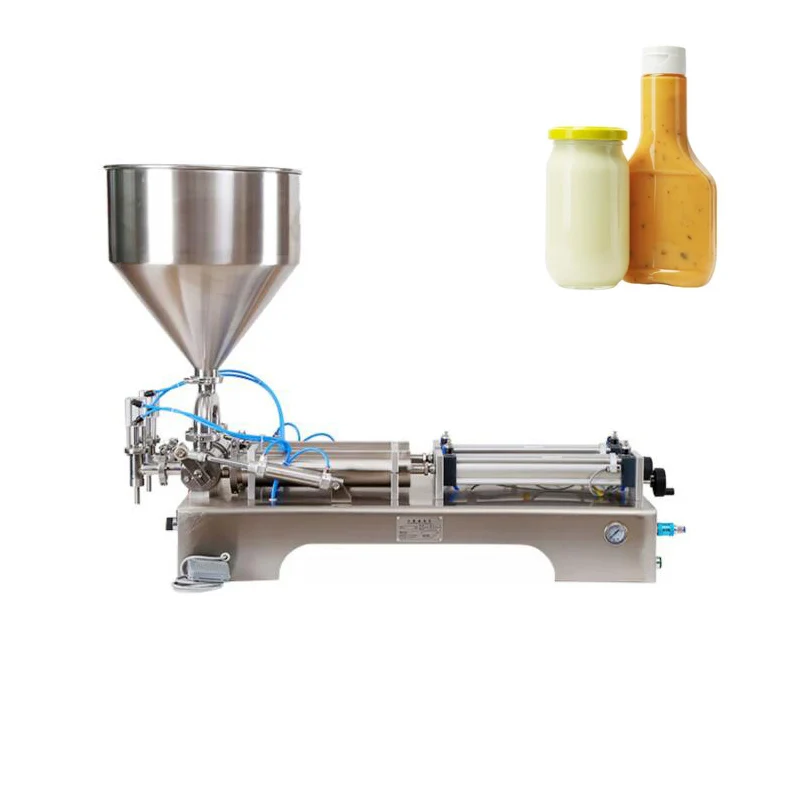 Fast Pneumatic Double-head High Viscosity Liquid Filling Machine Automatic Quantitative Paste Filling Machine