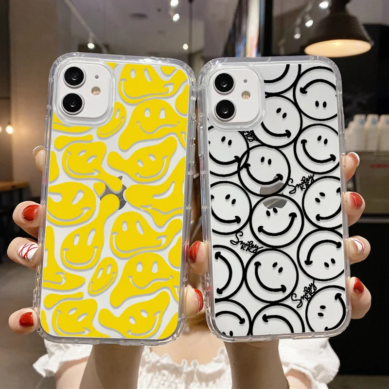 Stoß feste Hülle für iPhone 14 Pro Max Hüllen Silikon Funda iPhone 13 15 16 11 12 Pro Max 11 12 x xs xr 15 16 plus TPU Rückseite