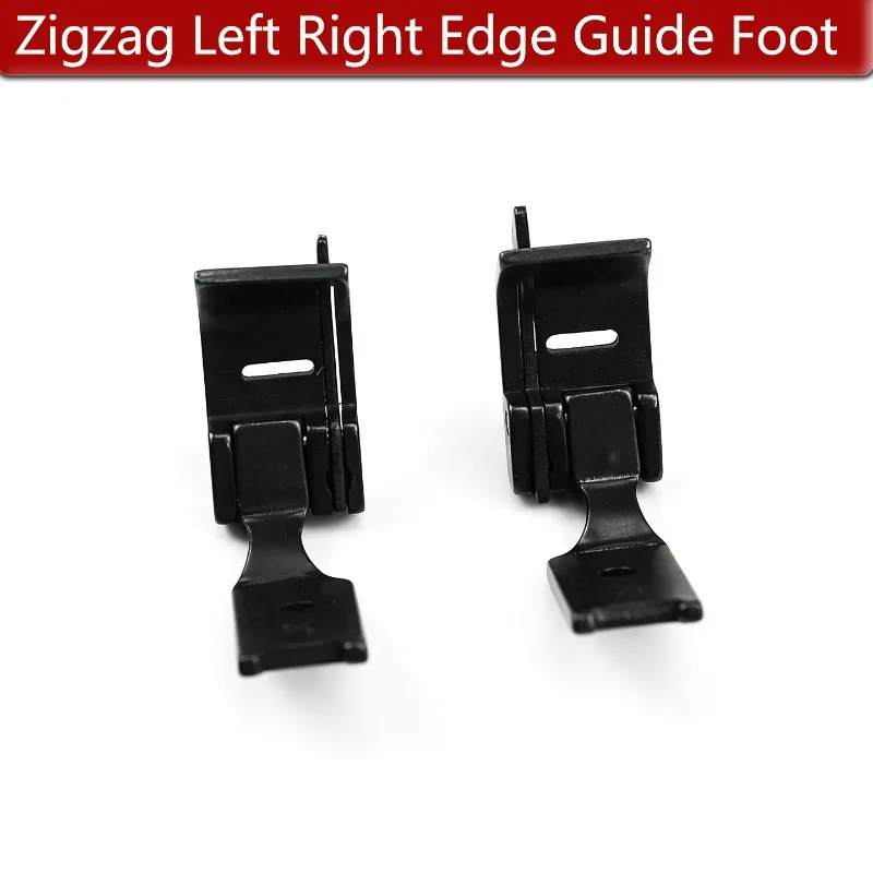 High Quality 107C Left&Right Cutter Guide Presser Foot For Singer 457 2280 Zigzag Triangle Stitch Center Split Edge Stop Foot
