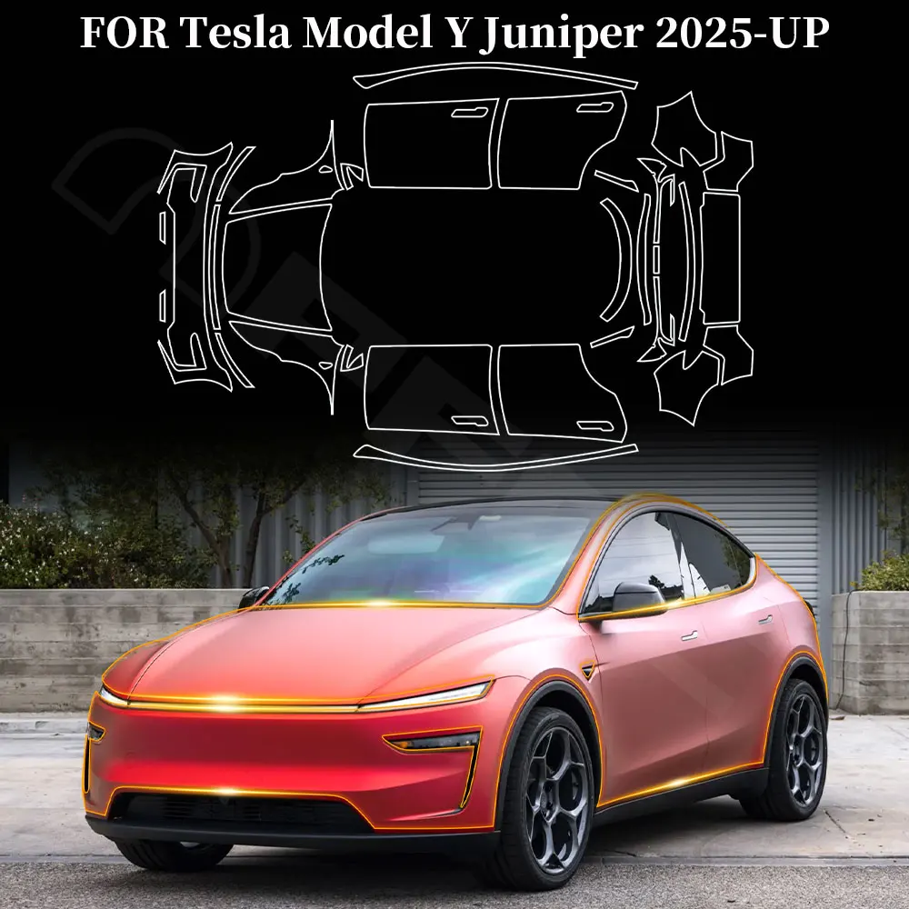 

9Mil TPU Scratch Resistant Car Paint Protection Film For Tesla Model Y Juniper 2025 2026-up Clear Bra PPF Decal Accessories