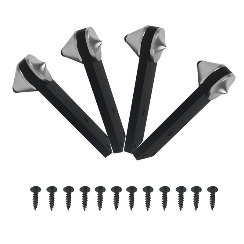 

AED6-4PCS Speaker Shockproof Bracket, Adjustable Combined Type Audio Speaker Foot, Subwoofer Shockproof Spike Bracket