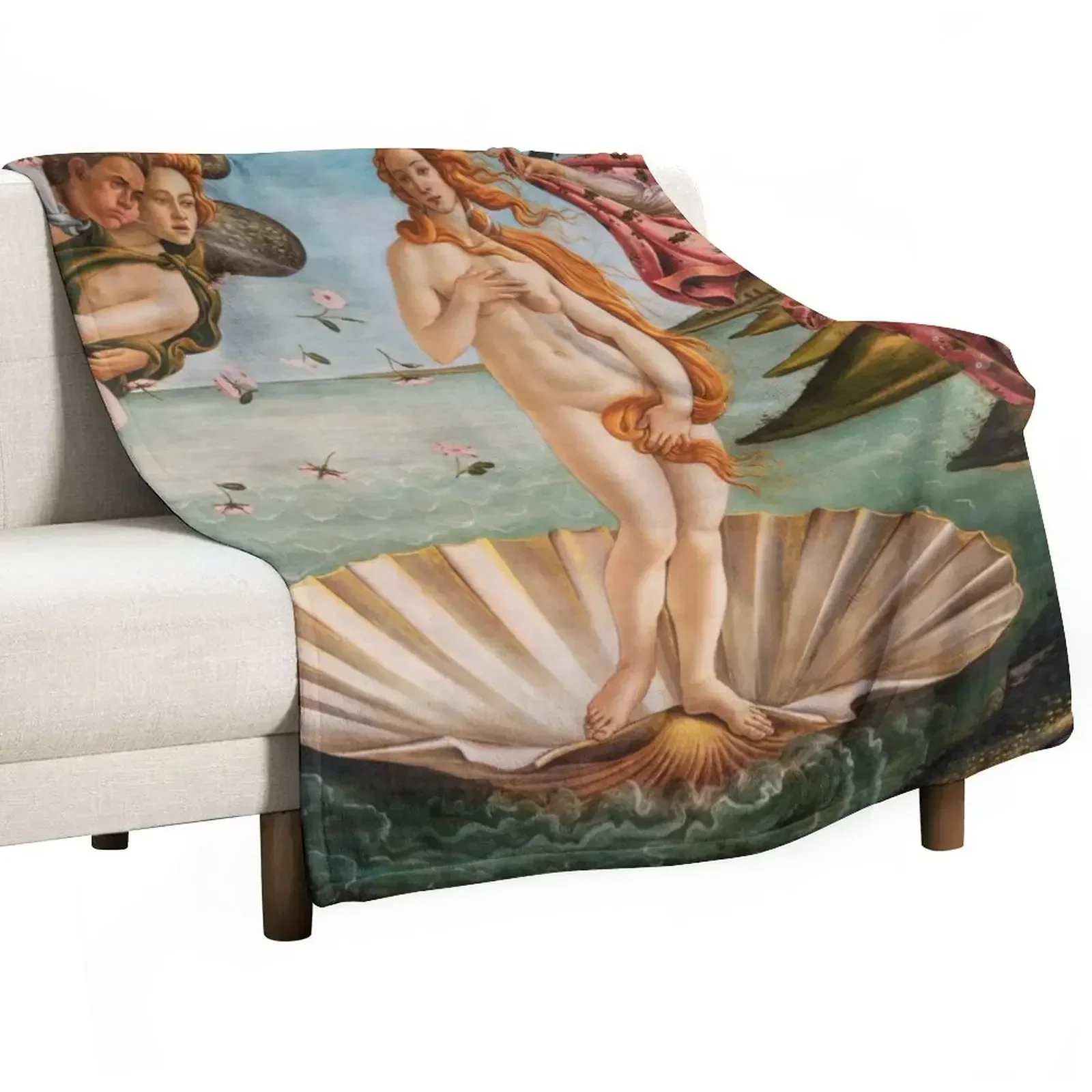 

The Birth of Venus Throw Blanket warm winter Decorative Sofas Blankets